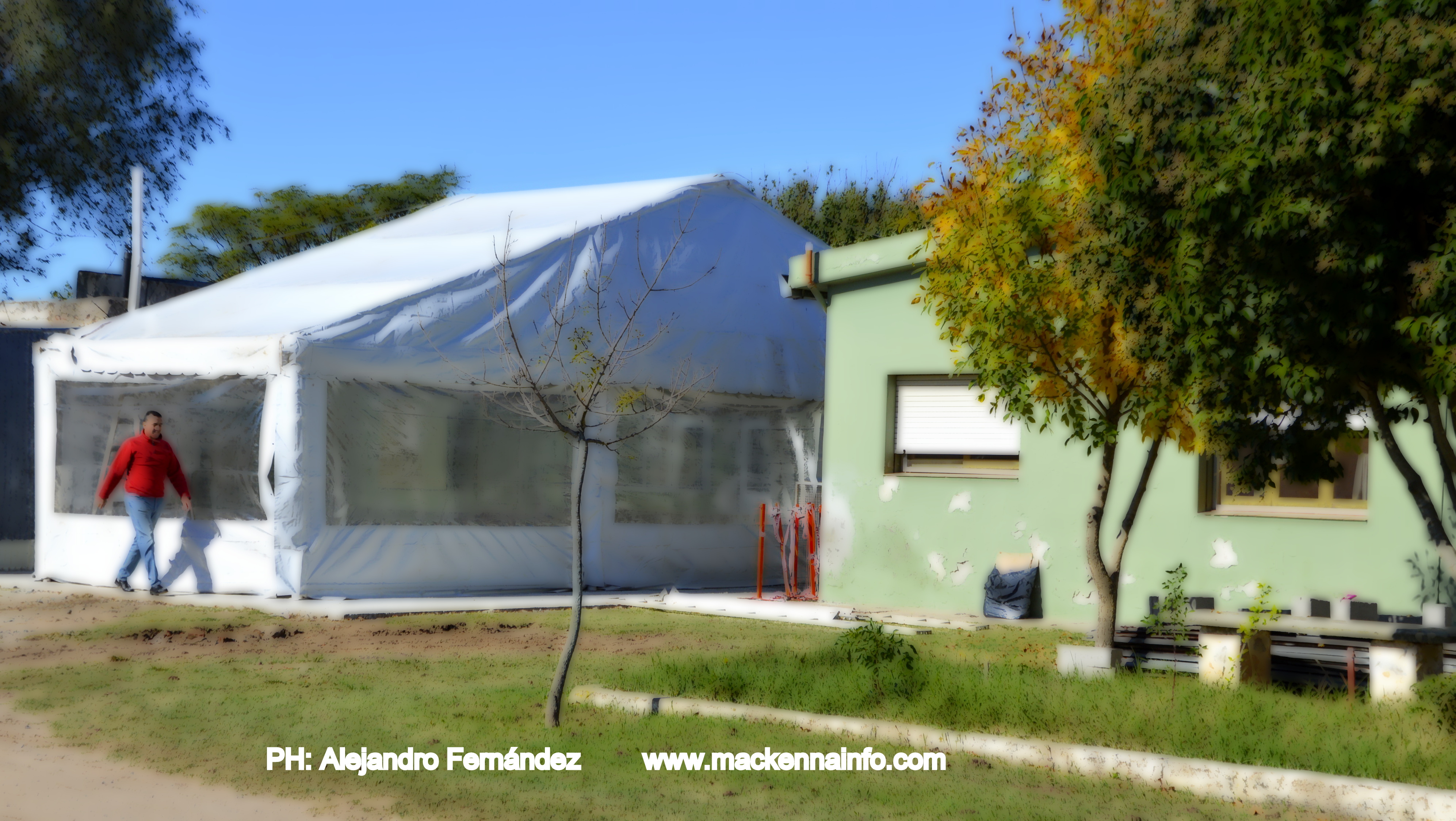 El Municipio de Mackenna prepara Módulos Febriles ante posible contagio masivo de COVID-19