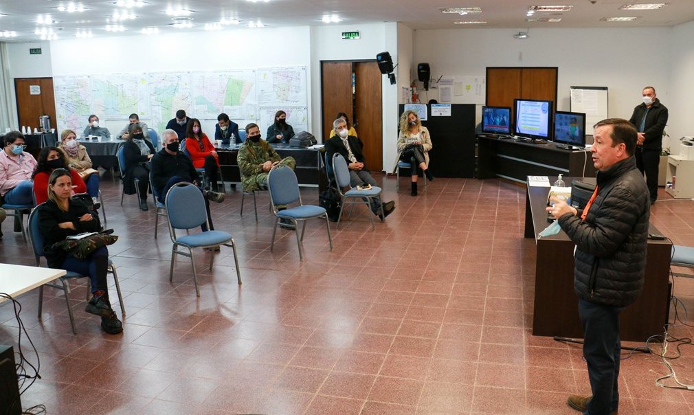 COE: Se capacitó en bioseguridad a instituciones de salud del sur provincial