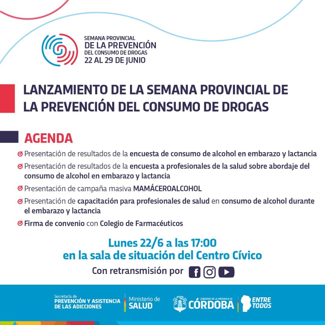 Semana de la Prevención del Consumo de Drogas: primer día