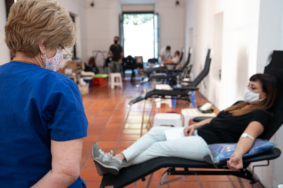 Coronavirus: Más de 1500 personas donaron sangre en las colectas del COE