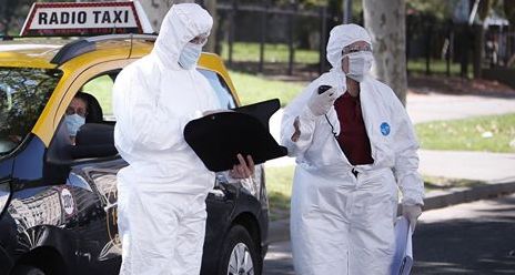Coronavirus; hoy se realizó un test rápido de Covíd 19 en la Estación de Peaje de la ruta 7