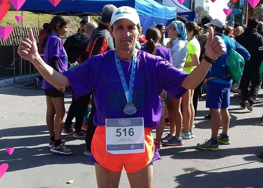 Coronavirus: Roque Omar Pérez sigue pensando y entrenando para la ultramaratón de Grecia 2021