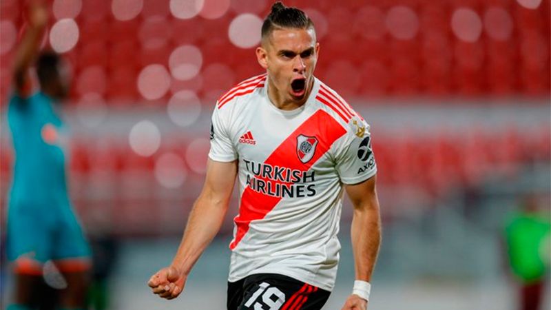 River fue contundente y clasificó primero en el Grupo D al golear a la Liga de Quito