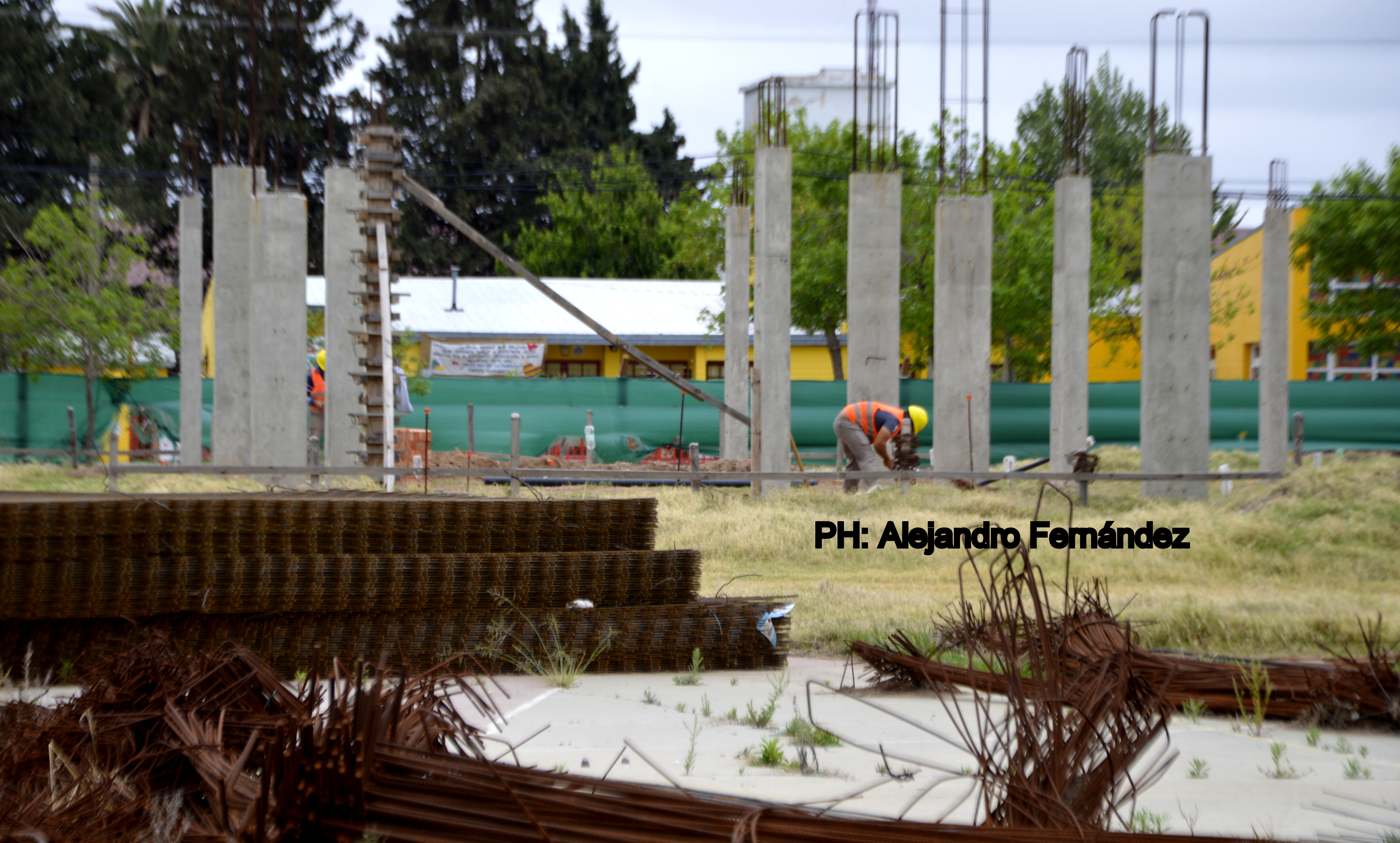 La obra de la escuela PROA después de varios meses de parate se reactivó