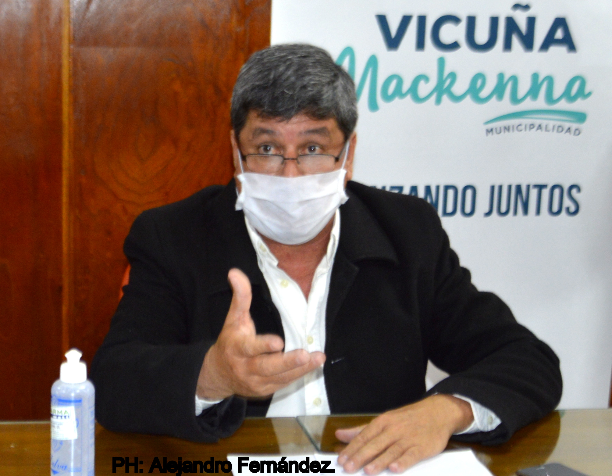 El intendente Roberto Casari, le pidió a la comunidad de Mackenna respeto, dialogo y empatÍa