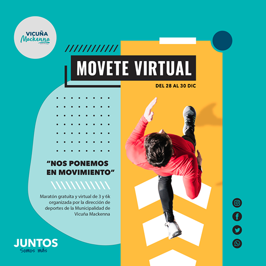 Se viene la 5º  edición Movete Mackenna 2020 de manera virtual