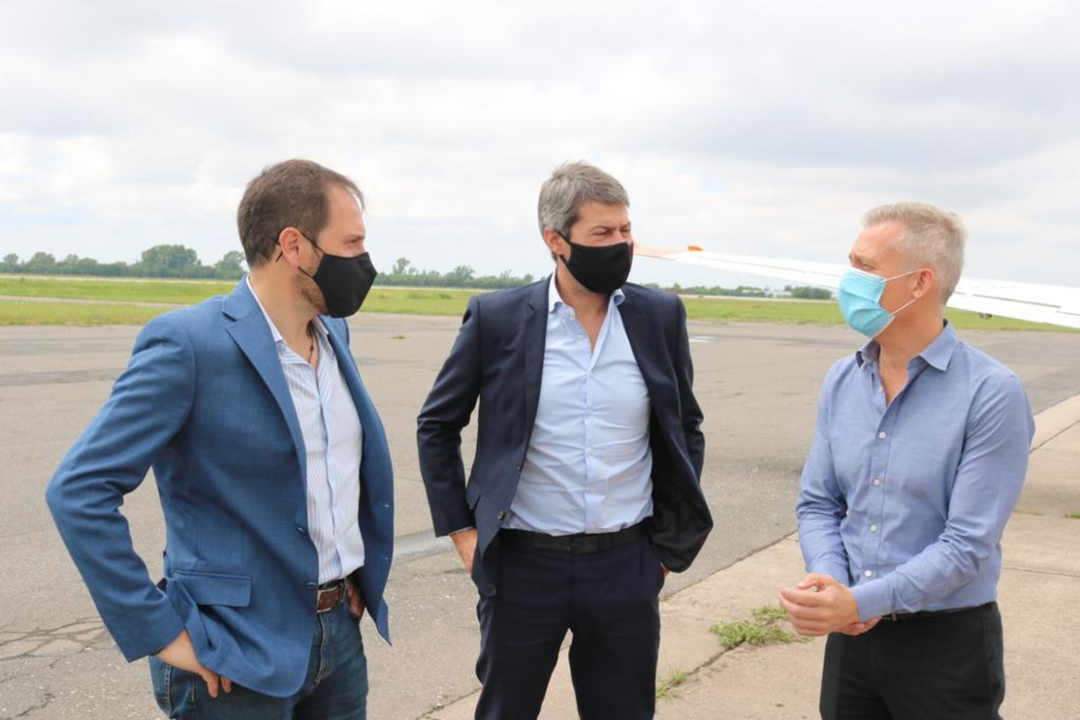 Lammens fue recibido por funcionarios provinciales