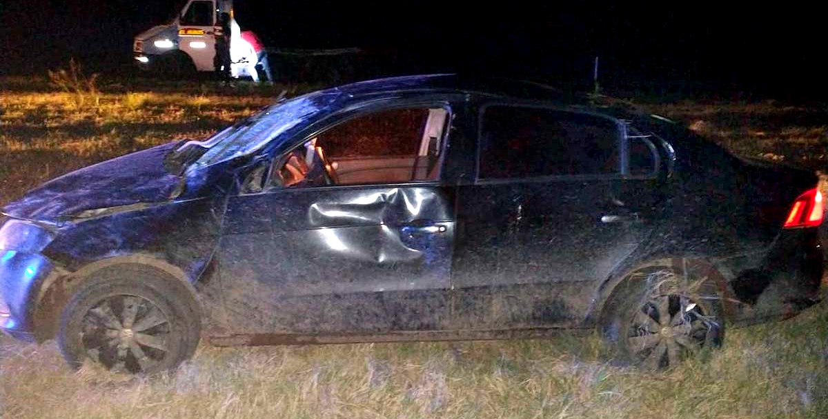 Un joven  resultó herido tras protagonizar un vuelco en cercanías de Mackenna