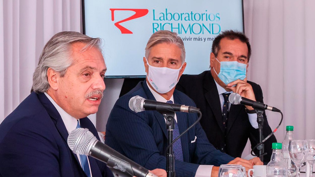 El laboratorio Richmond cerró un acuerdo para producir la Sputnik V en la Argentina