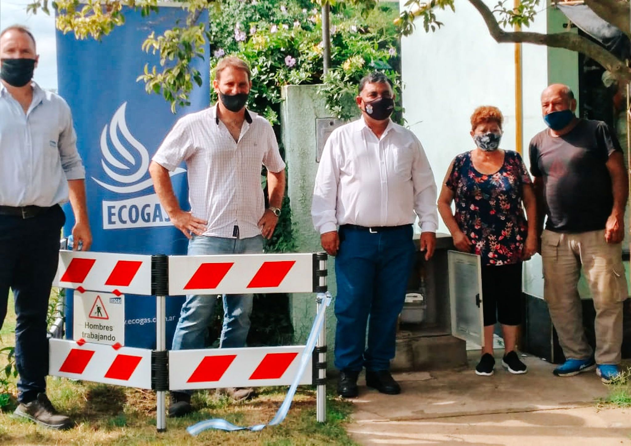 Los vecinos de Villa Sarmiento ya cuentan con el vital servicio de gas natural
