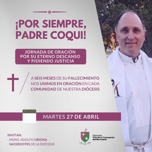 Caso Coqui: Este martes se realizará una jornada de oración por su eterno descanso y pidiendo justicia