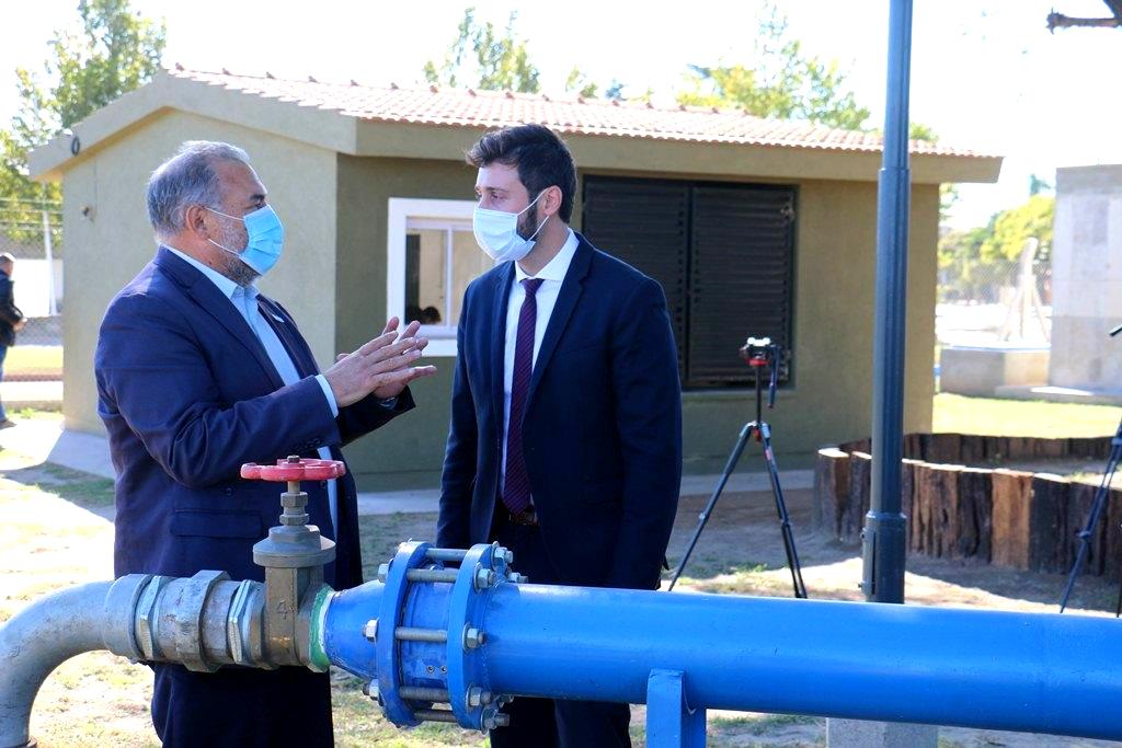 General Deheza: habilitaron ampliación de la planta de agua potable