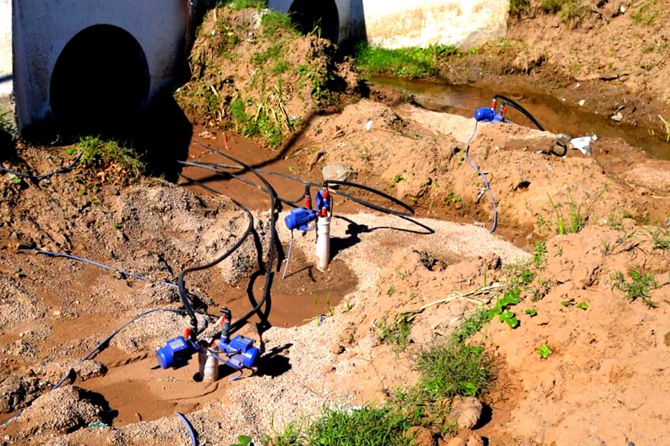 La Muni de Mackenna puso en marcha la obra de desagües pluviales en el sector sur de la población