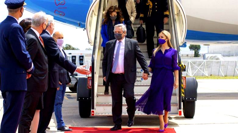 El Presidente Alberto Fernández arribó a Portugal