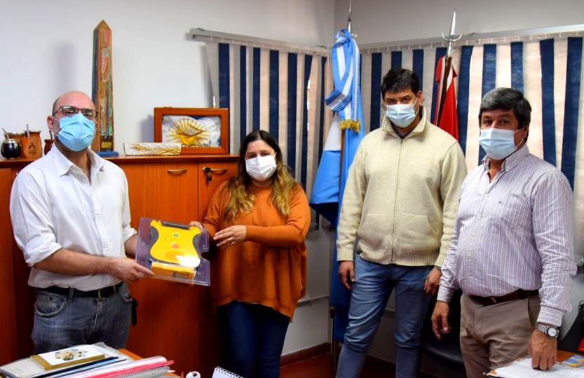 Acción solidaria para destacar, de un comerciante de Mackenna con el Hospital 