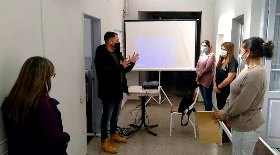 Capacitaron al personal del Hospital Municipal Dr Enrique Carrozzi
