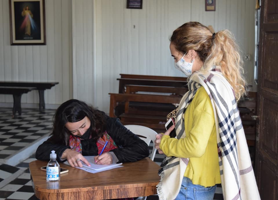 Los testeos voluntarios y gratuitos también se realizaron en Colonia Pueyrredón
