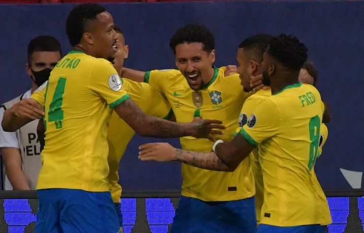 La potencia de Brasil le ganó a una disminuida Venezuela por tres a cero