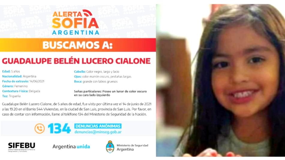 Caso Guadalupe: realizaron rastrillajes en el Portezuelo sin resultados positivos