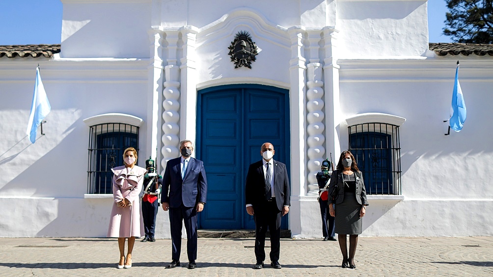 El presidente encabezó este mediodía en la casa histórica de Tucumán el acto central por el Día de la Independencia