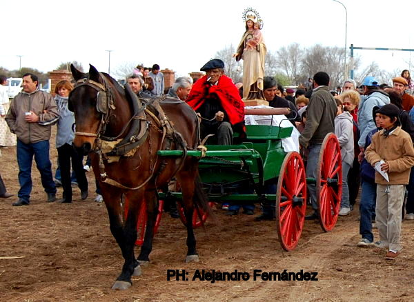 Sin la tradicional procesión, se honró a la Virgen del Carmen Patrona de Pueyrredón