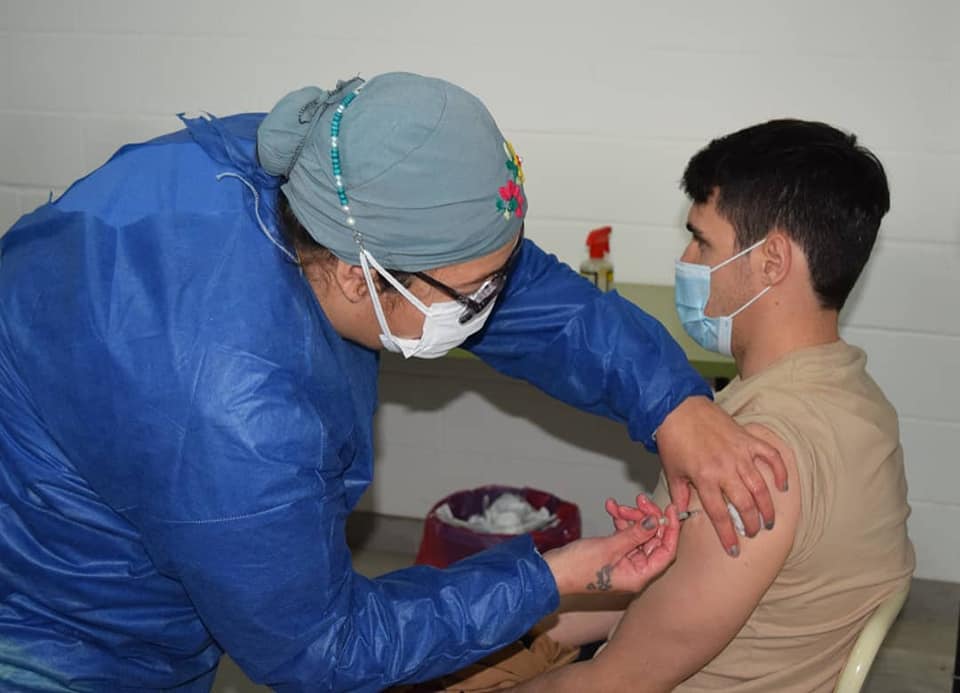 En Mackenna se vacunó a más del 30% de la población