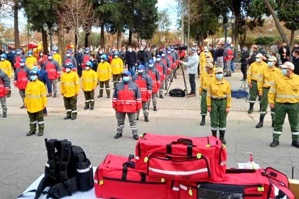 Está en actividad el cuartel del ETAC de Traslasierra