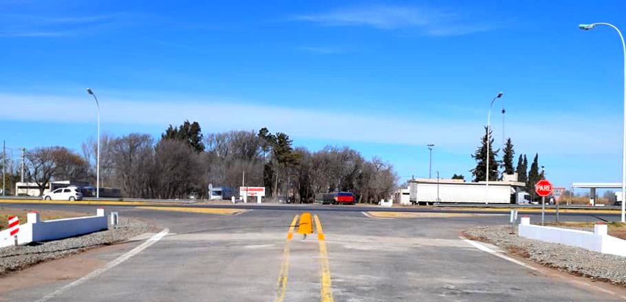 La Muni de Mackenna habilitó el ingreso a la localidad por la ruta 7