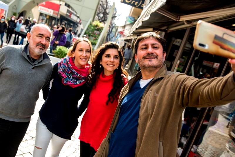 Luciana Echevarría se reunió con trabajadores esenciales que apoyan su proyecto de jubilaciones