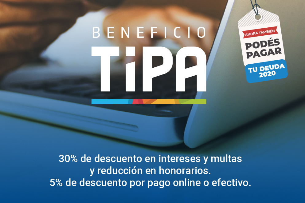 TiPA: hasta el 35% de descuento para ponerse el día con Rentas