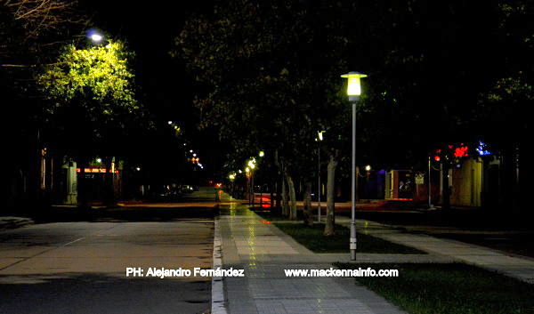 Mackenna será iluminada en su totalidad por luces LED