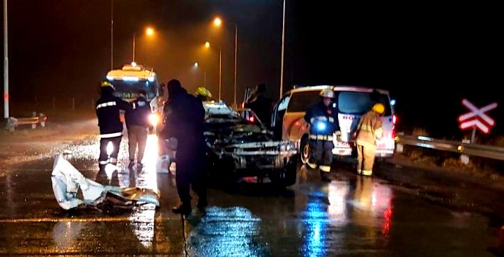 Accidente en cercanías de Mackenna