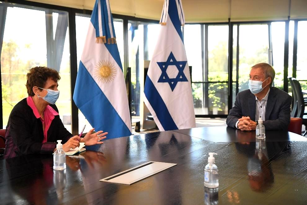 Schiaretti recibió a la embajadora de Israel en Argentina