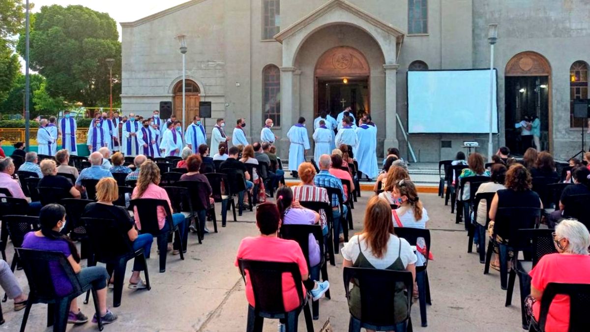 A un año del crimen del Padre Coqui, el obispo Uriona ofició una misa