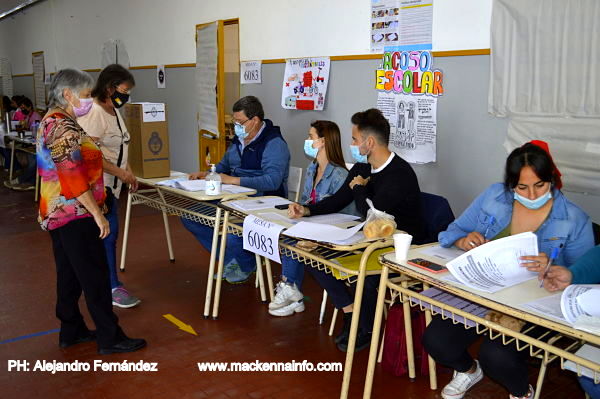 En Mackenna se impuso Juntos por el Cambio con un bajo porcentaje de votantes
