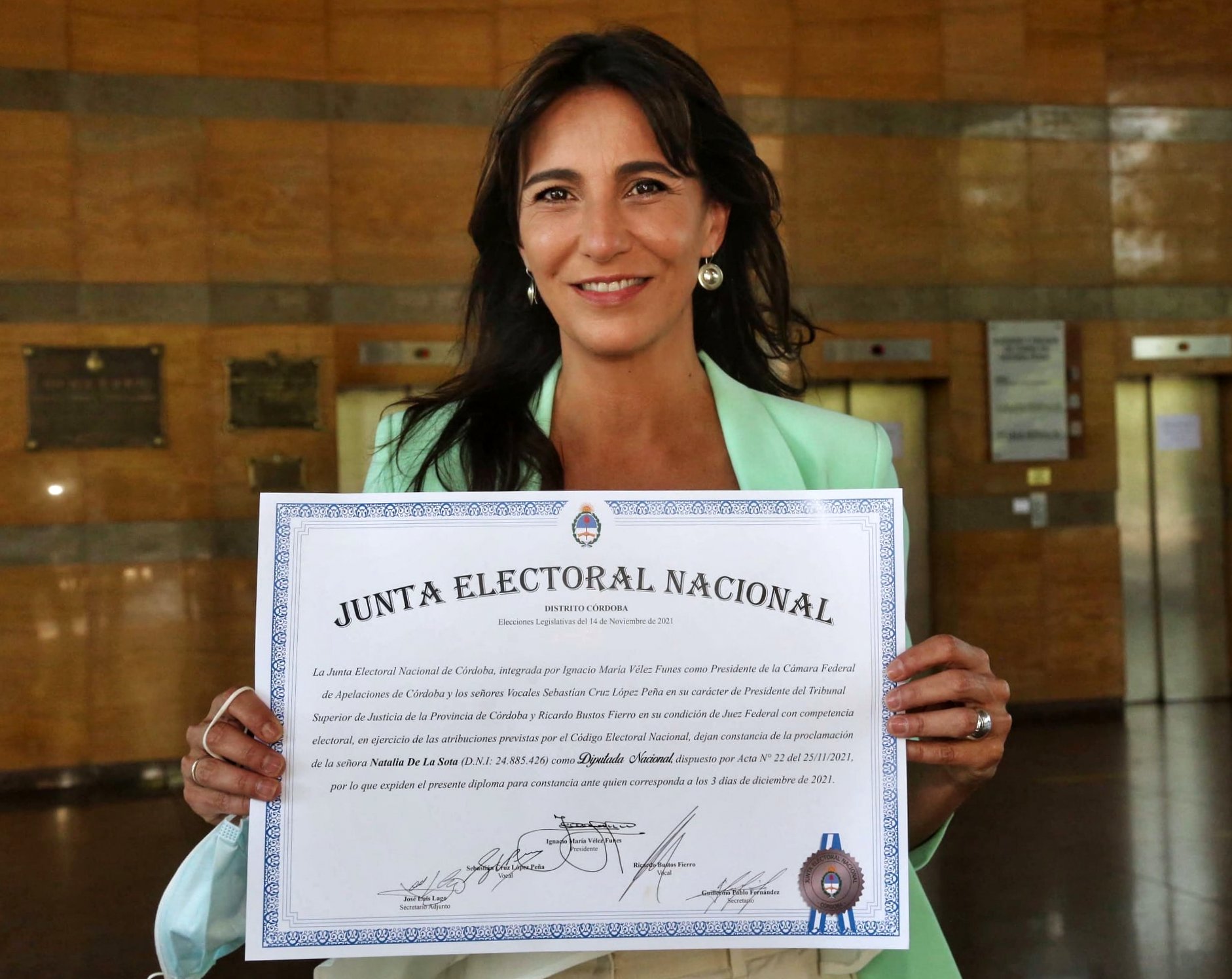 Natalia De la Sota: orgullosa de representar a Córdoba en el Congreso de la Nación