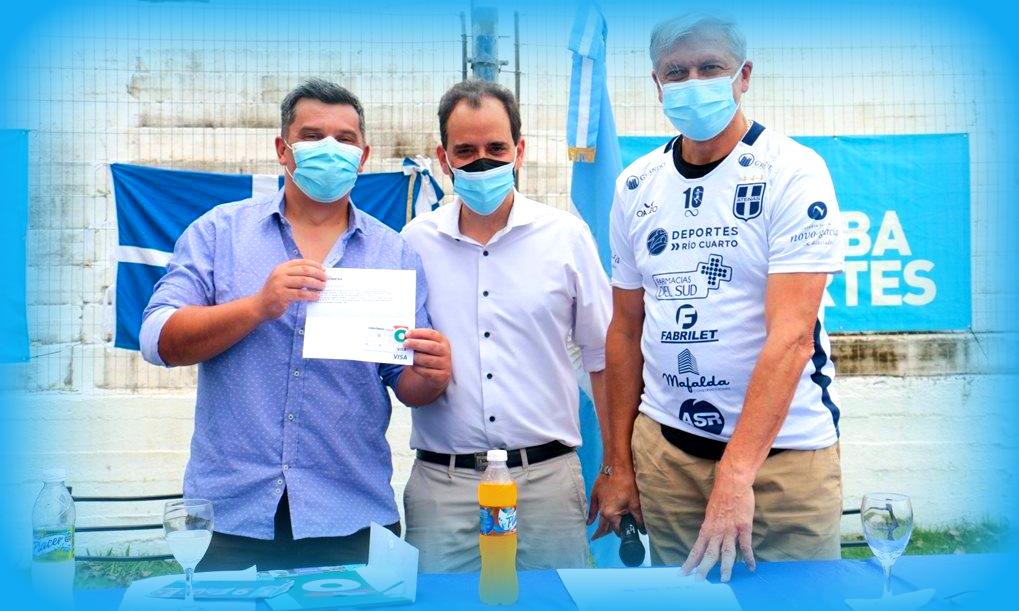 Construyendo Clubes: Atenas de Río Cuarto recibió un millón de pesos