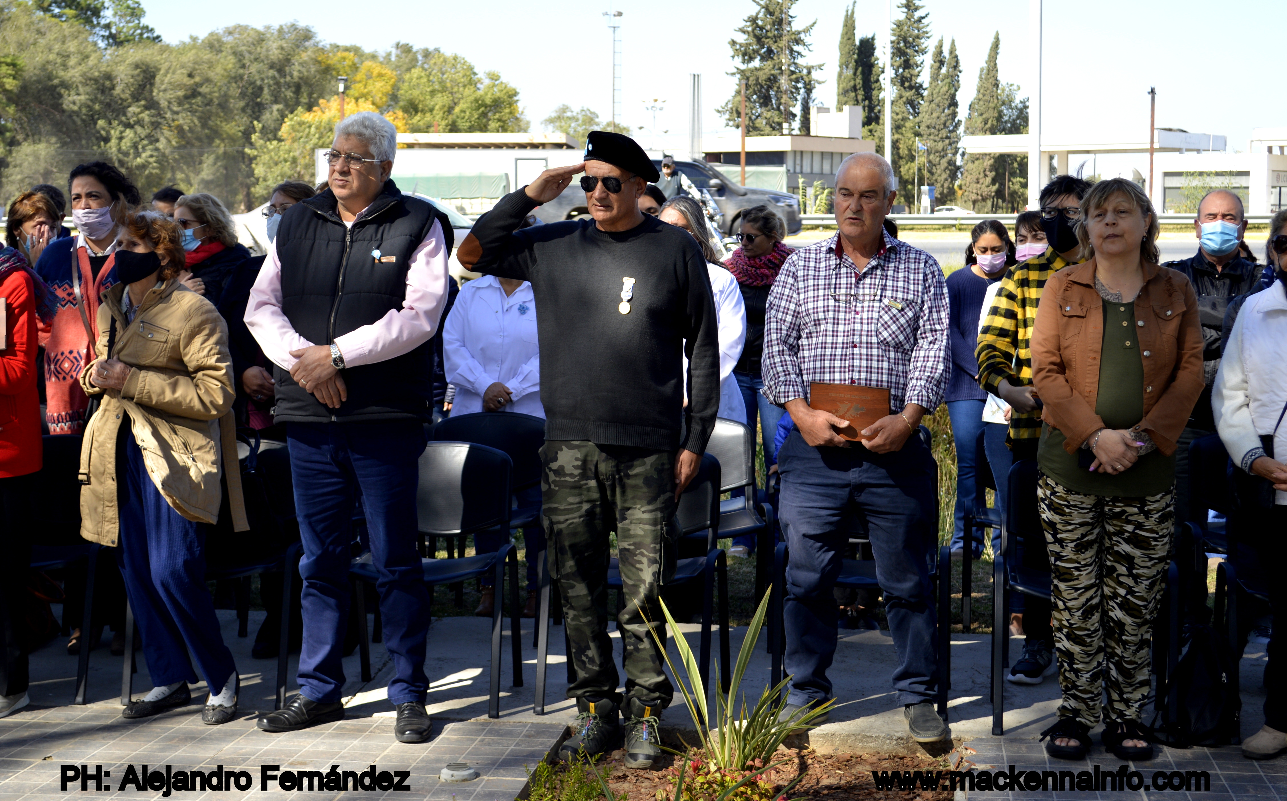 40 AÑOS MALVINAS: Emotivo acto realizado en Mackenna