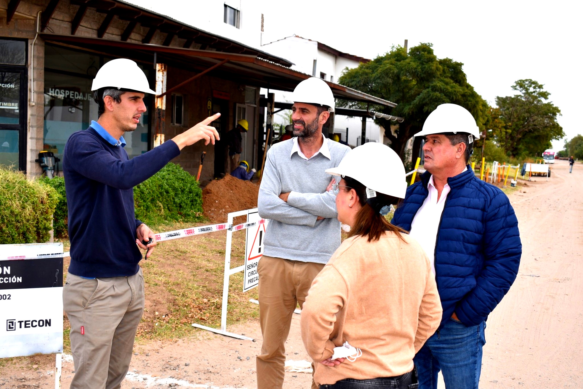 Comenzó la segunda etapa de la obra de Gas Natural en Mackenna