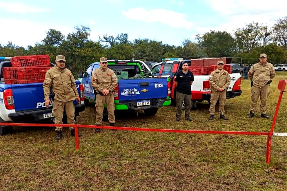 Desarticulan evento ilegal de tiro al pichón en zona rural de Elena