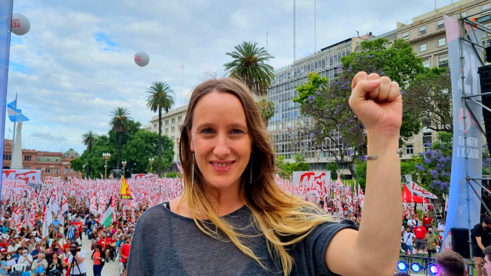 Luciana Echevarría apoyará la Marcha Federal