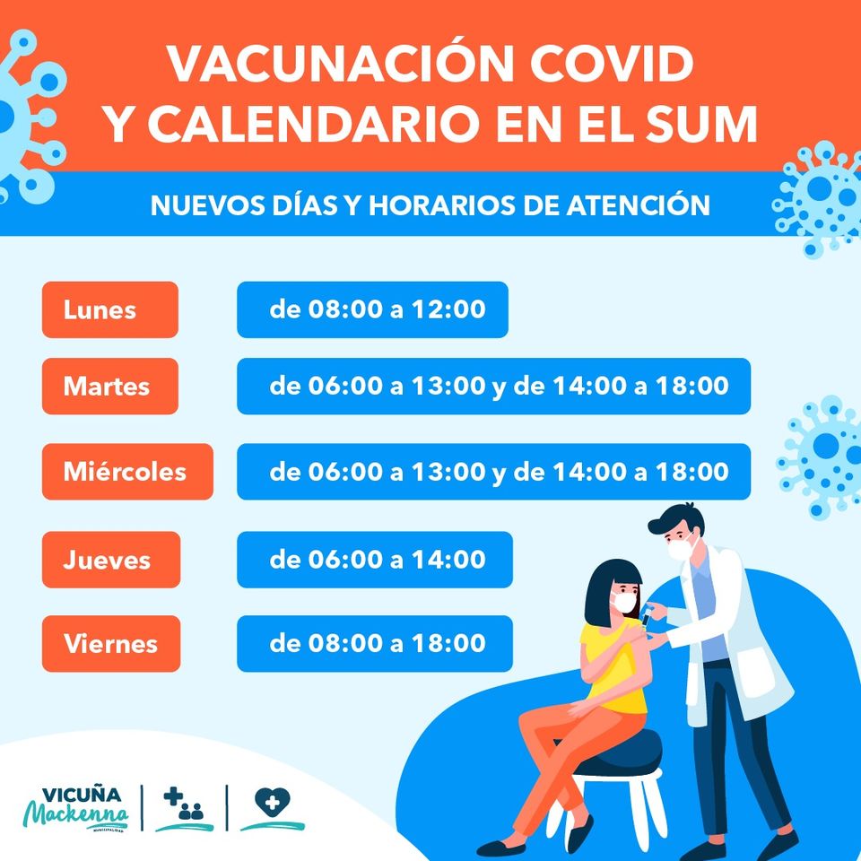 A partir de este lunes comienza la vacunación Covid en el SUM de Barrio Sur