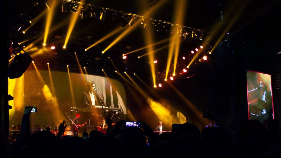 El Indio Solari presente pero virtual en San Luis durante el show de Los Fundamentalistas