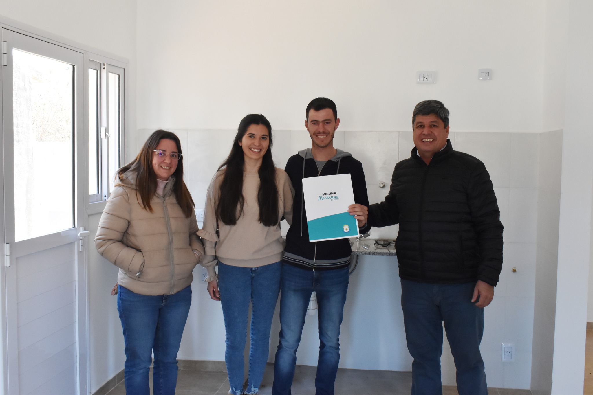  La Muni de Mackenna continúa entregando viviendas del Plan PROMAVI