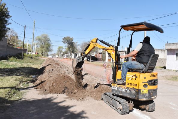 La Obra de Cloacas llegó al Barrio Centro 