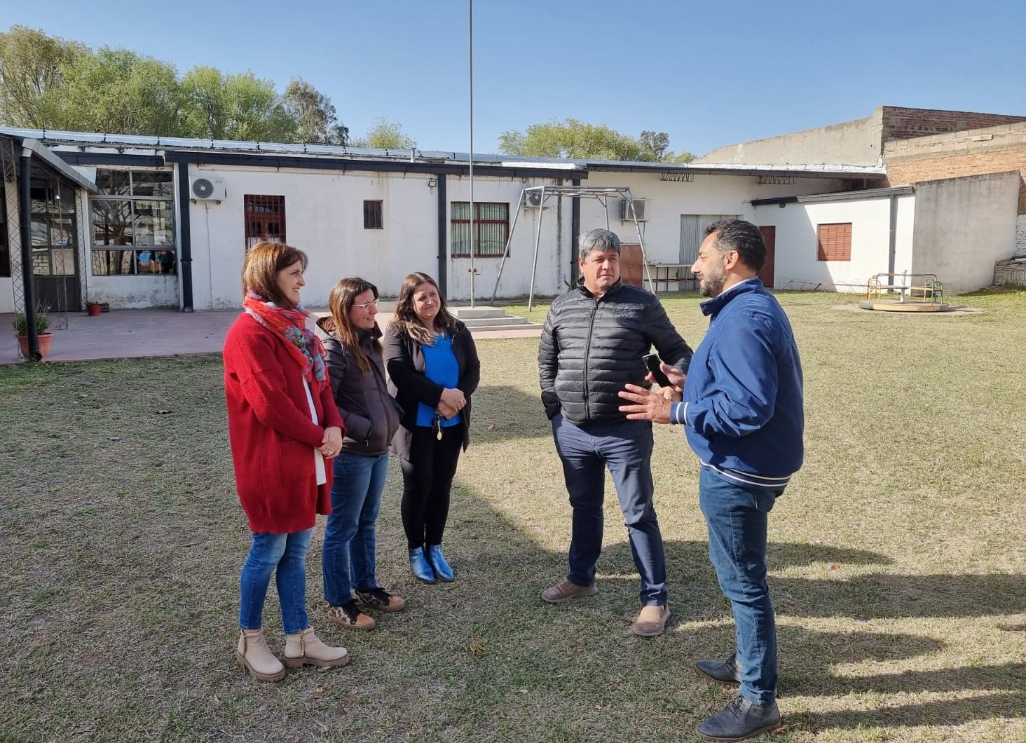 Estuvo en Mackenna el Subdirector de Infraestructura Escolar de la Provincia