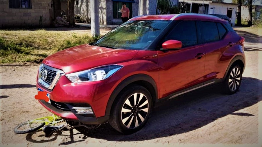 Accidente de tránsito en el radio urbano de Mackenna