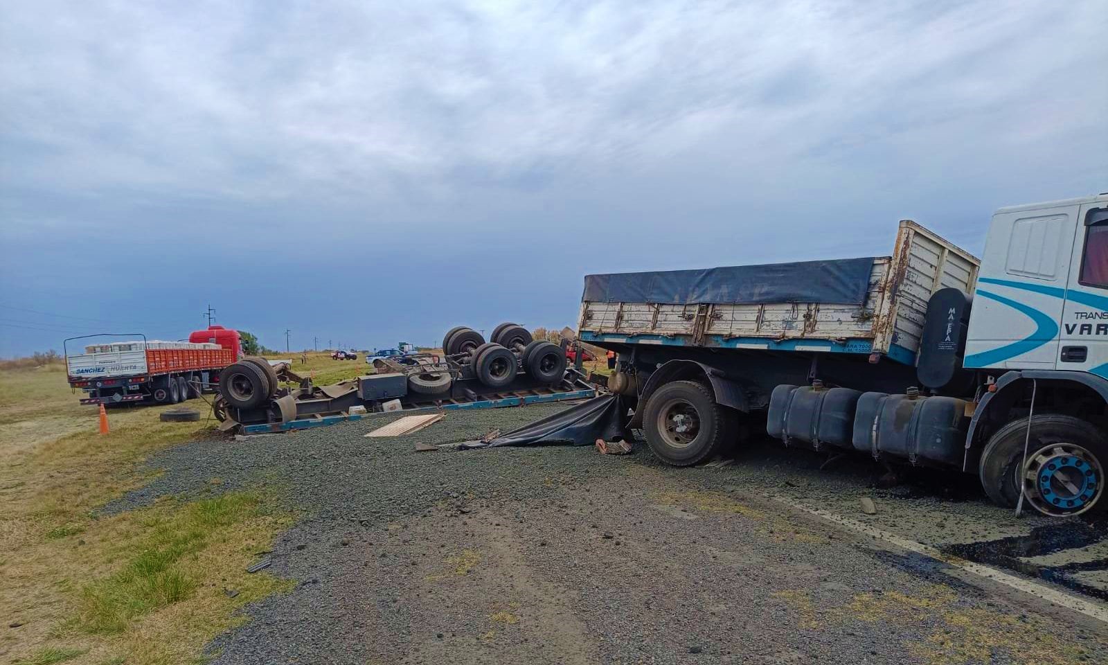 Fatal accidente en la ruta nacional 7 cerca de Mackenna