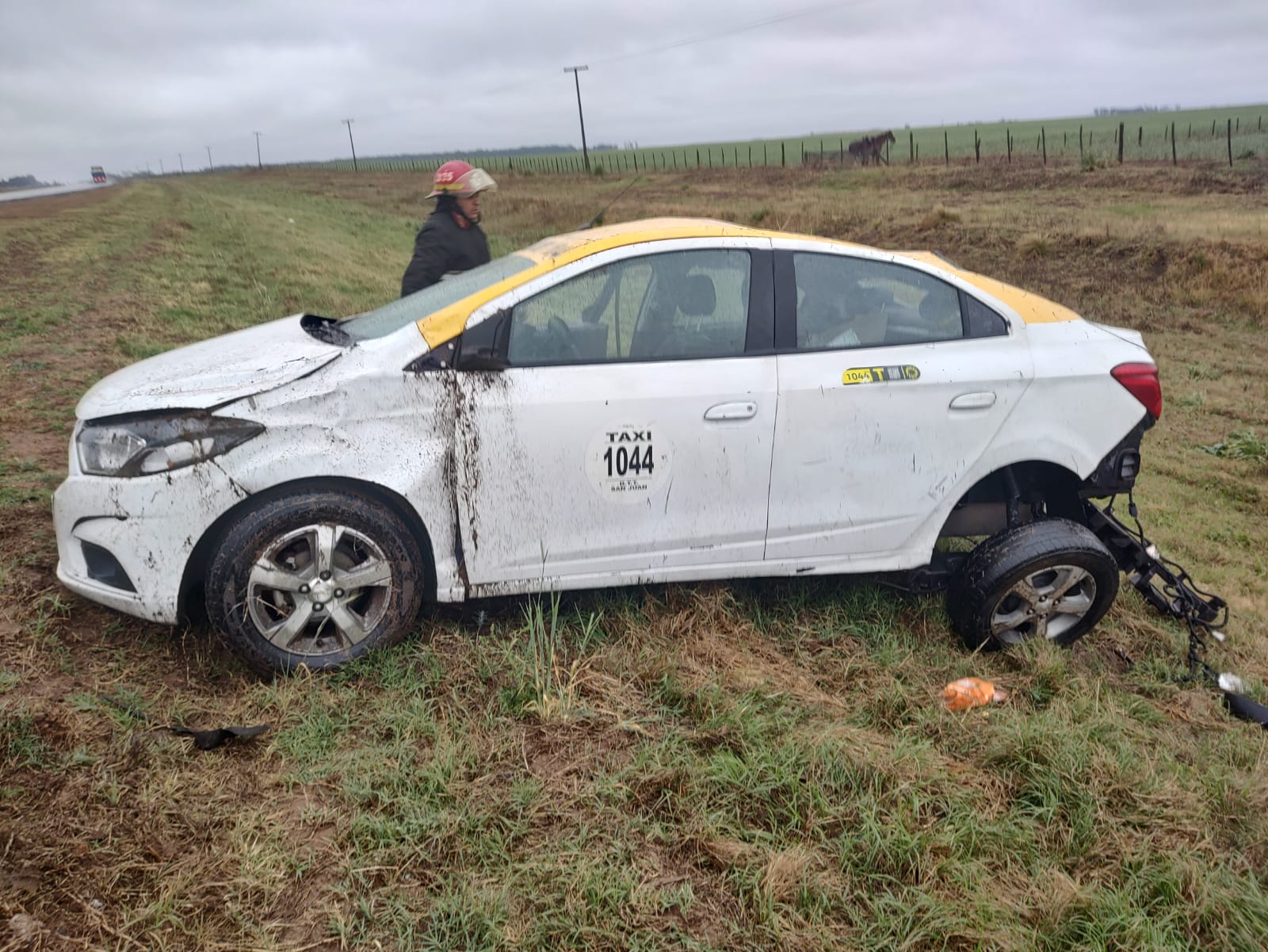 Accidente en ruta 7, cerca de Mackenna