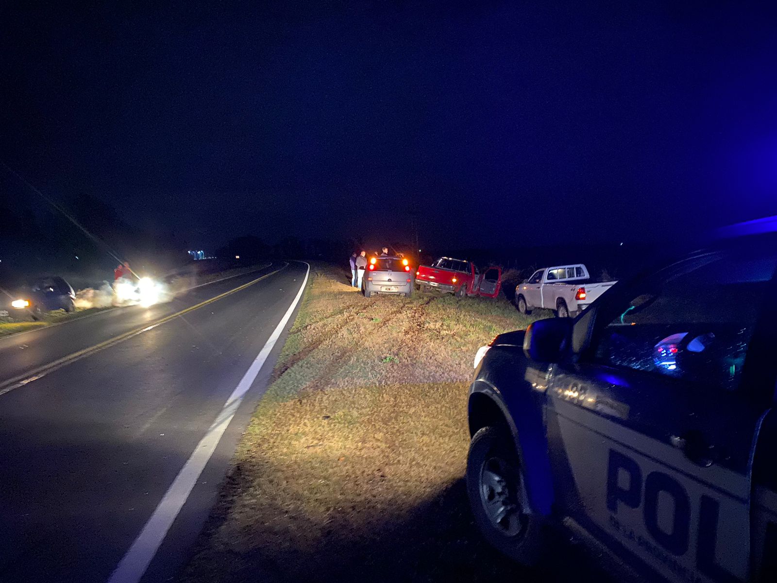 Accidente en ruta nacional 35, cerca de Mackenna